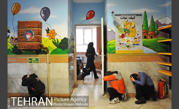 مانور سراسری زلزله در دبستان دکتر حسن تهرانی مقدم 14