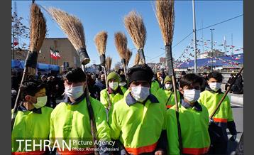 خدمات شهرداری تهران در راهپیمایی ۲۲ بهمن -2 1