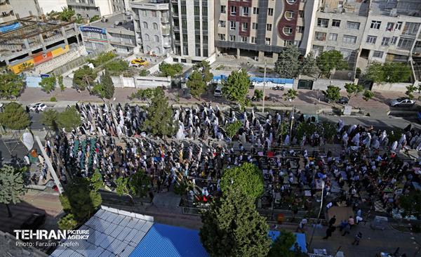 اقامه نماز عید سعید فطر در محله شهران 33