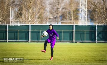تمرین تیم ملی فوتبال زنان 23