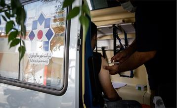 واکسیناسیون اورژانس شهر سالم در پیاده روی جاماندگان اربعین 6