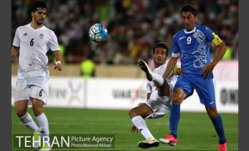 دیدار تیم‌های ملی فوتبال ایران و ازبکستان