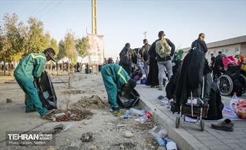 خدمات رسانی شهرداری منطقه 5 در پایانه مرزی مهران 17