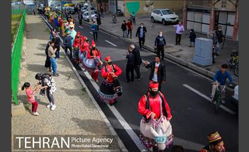 کاروان نوروزی در منطقه 17