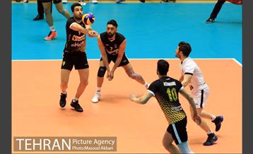 دیدار تیم های والیبال سایپا و شهرداری ورامین 15