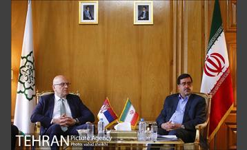 دیدار سرپرست شهرداری تهران با وزیر فرهنگ و رسانه های جمهوری صربستان 12