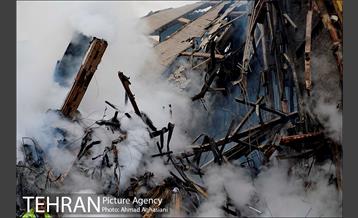 سومین روز عملیات امداد ونجات حادثه پلاسکو -2 13