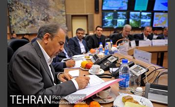 جلسه شورای هماهنگی ستاد مدیریت بحران با حضور دکتر نجفی شهردار تهران 18