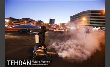 آئین رونمایی از تجهیزات جدید سازمان آتش نشانی پایتخت در ضدعفونی اماکن عمومی 14