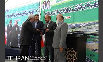 مراسم بهره برداری از پروژه زیر گذر جوادیه 21