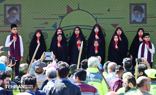 پردیس حماسی چهار راه ولیعصر(عج) در روز قدس 23