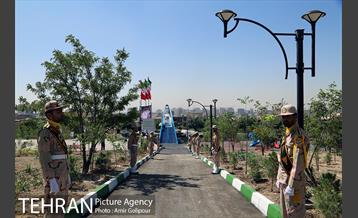 آیین بهره برداری بوستان شهدای مرزبانی‎ 11