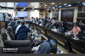 نشست خبری مدیرعامل سازمان آتش‌نشانی 18