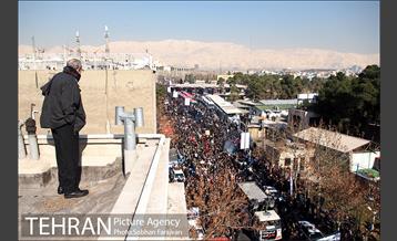 تشییع شهدای آتش نشان با حضور مردم - 3 6