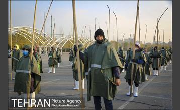 مانور عملیات برف روبی شهرداری منطقه 19