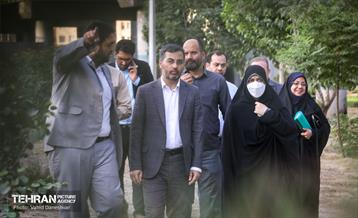 بازدید نرگس معدنی پور از منطقه 17