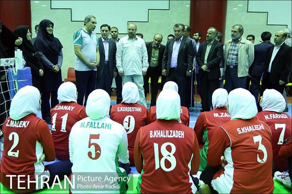 حضور شهردار تهران در اردوی ورزشکاران اعزامی به بازی‌های پارالمپیک  24