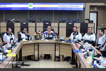 نشست خبری رئیس سازمان پیشگیری و مدیریت بحران شهر تهران 9