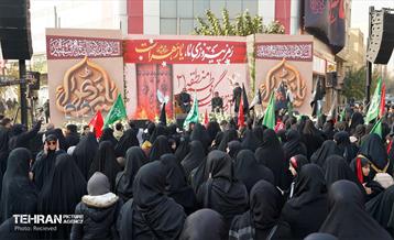 عزاداری شهادت حضرت فاطمه(س) در منطقه 21 5