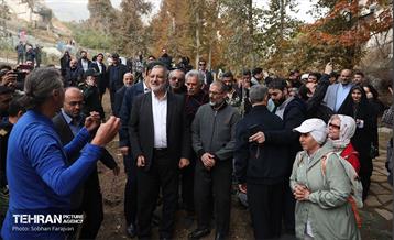 بهره‌برداری از فاز اول پروژه احیا منطقه طبیعت گردی روددره فرحزاد 23