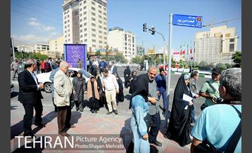 نامگذاری بلوار شهرداری بنام قیصر امین پور با حضور شهردار تهران 12