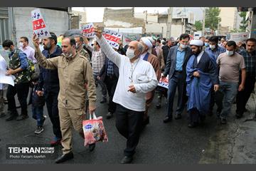 نماز جمعه و راهپیمایی روز قدس در منطقه کن
