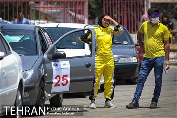 مسابقات اتومبیلرانى اسلالوم بانوان؛ جام مدافعان سلامت 9