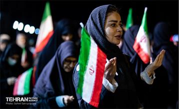 مراسم عزاداری شهادت رهبر انقلاب اسلامی در میدان شهدای هفتم تیر 21