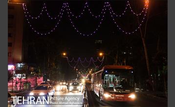 آذین بندی خیابان ولیعصر(عج) به مناسبت نیمه شعبان 20