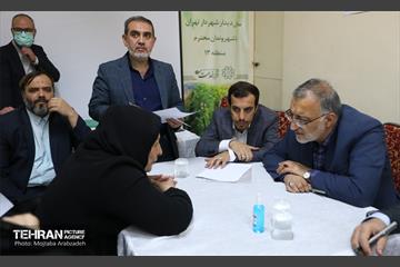 جلسه نظارت ستادی و دیدار مردی شهردار تهران در منطقه 13