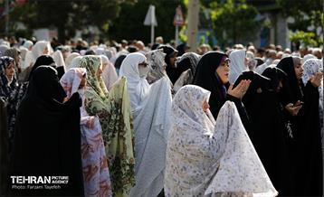 اقامه نماز عید سعید فطر در محله شهران 13