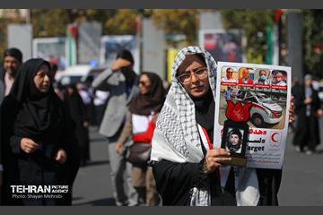 اجتماع جمعیت هلال احمر و کادر بهداشت و درمان در حمایت از مردم فلسطین 1