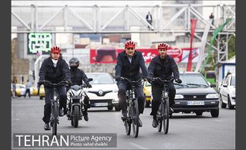 پویش سه شنبه های بدون خودرو با حضور شهردار تهران 1