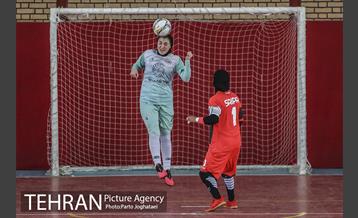 دیدار دو تیم فوتسال زنان سایپا و ملی حفاری 9