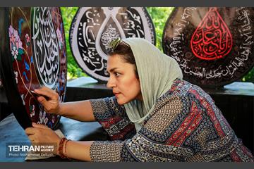 کارگاه ساخت علامت های عاشورایی