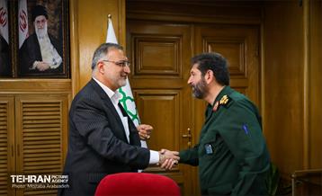 دیدار فرمانده سپاه محمد رسول الله (ص) با شهردار تهران 27