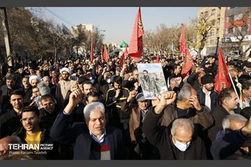 تشییع پیکر شهید گمنام دفاع مقدس "همسایه فردوس" 9