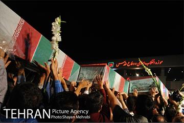 مراسم وداع با 150 شهید دوران دفاع مقدس 51