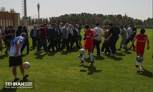 مراسم رونمایی از پروژه های عمرانی فدراسیون فوتبال 22