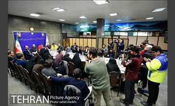 نشست خبری آتش سوزی ساختمان اداری میدان ولیعصر(عج) 22