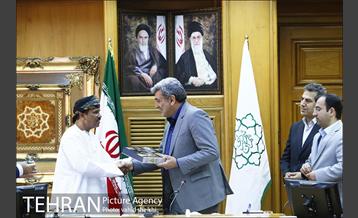 دیدار هیئت بلند پایه عمانی با شهردار تهران 20