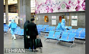 ضد عفونی پایانه مسافربری غرب 5