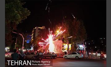 نور افشانی آسمان تهران به مناسب عید سعید فطر 4