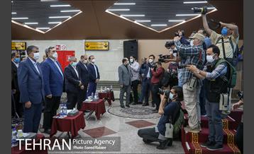 مراسم بهره برداری از ایستگاه های مترو اقدسیه و مرزداران 10