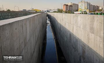 آیین بهره برداری از پنج پروژه جمع آوری و هدایت آب های سطحی در تهران  1