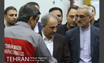 بازدید دکتر نجفی از واگن سازی پارس 7