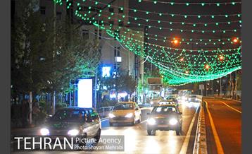 تونل نوری از میدان ونک تا بلوار میرداماد 13