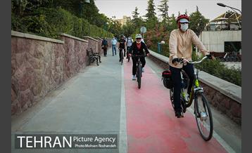 افتتاح مسیر ویژه دوچرخه بوستان گفتگو 15