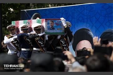 تشییع پیکر شهید حسین امیرعبداللهیان در وزارت خارجه 21