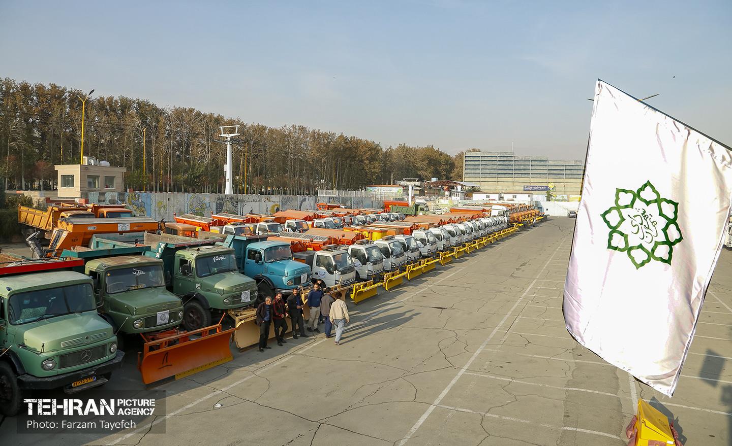 مانور برف روبی شهرداری منطقه 5